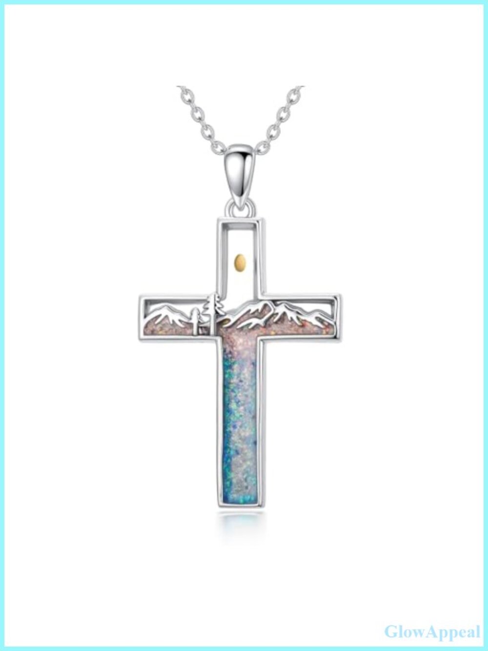 925 Sterling Silver Mustard Seed Pendant Necklace Faith Christian Gift